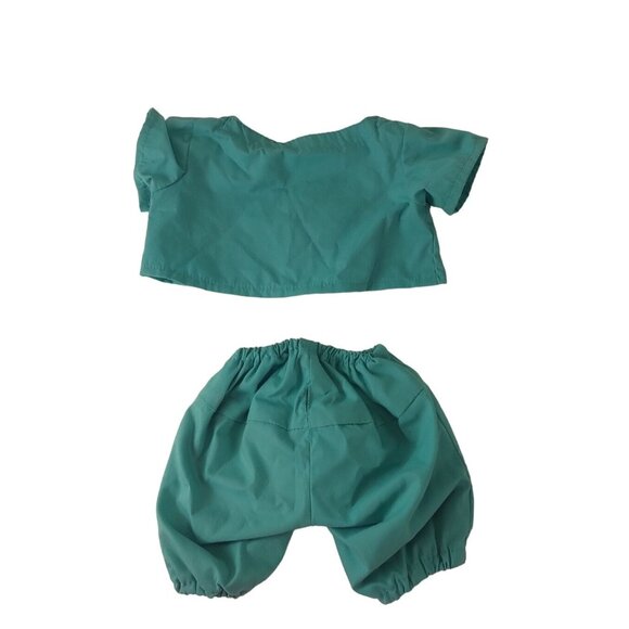 Unbranded Doll Clothes Green Scrubs Outfit - Picture 3 of 4